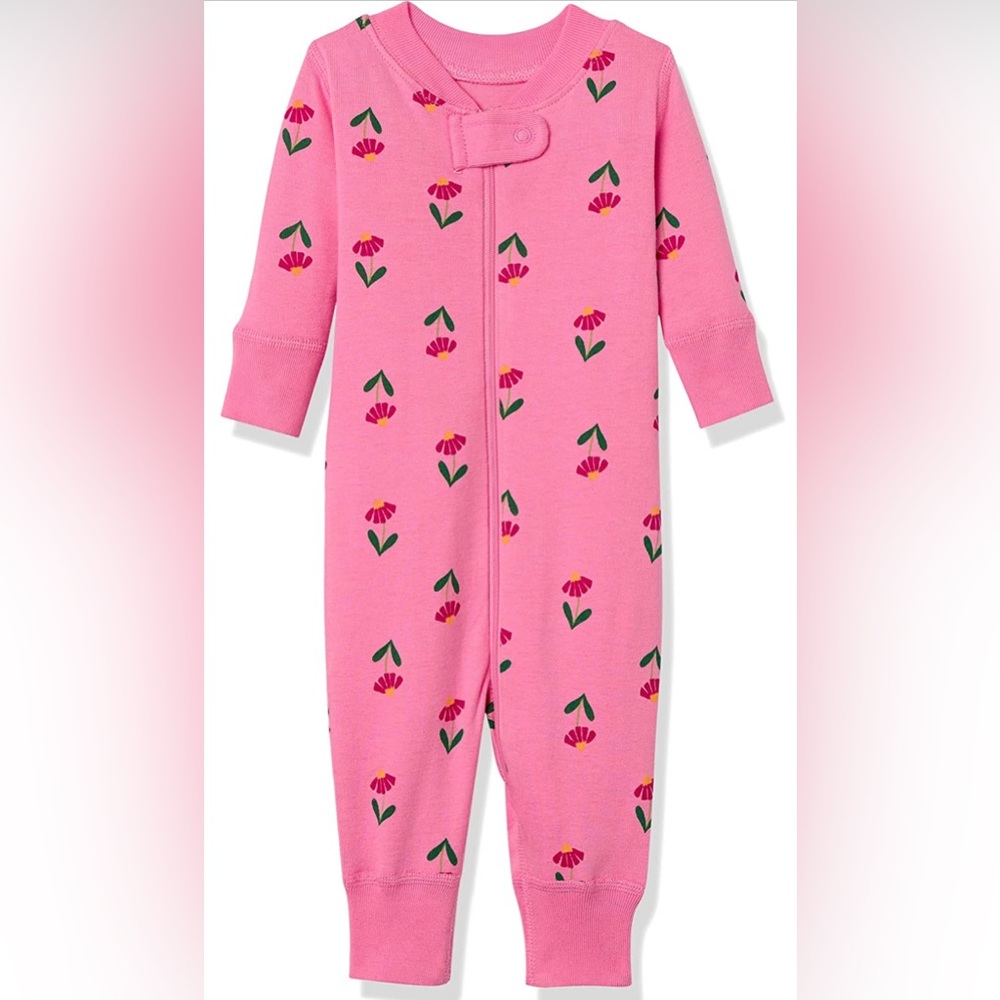 Hanna Andersson Pink Baby Organic Cotton Long-Sleeve Pajama 12-18 mos